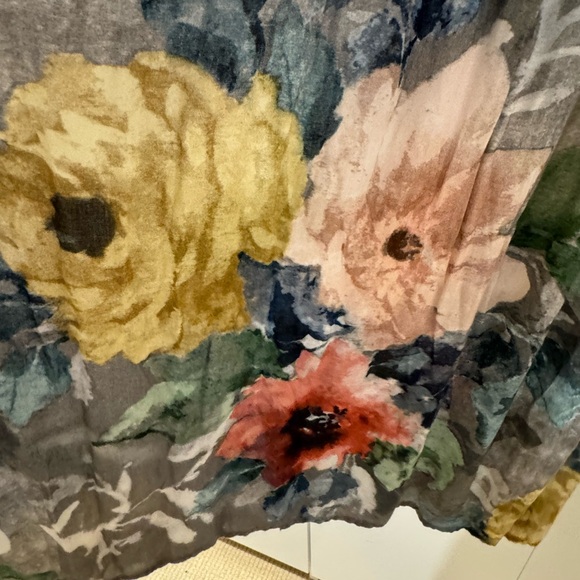 World Market Grey Floral Embroidered Maxi Dress - Picture 8 of 8